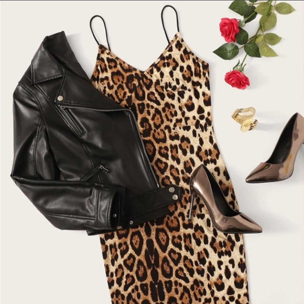 Leopard Print Bodycon Dress